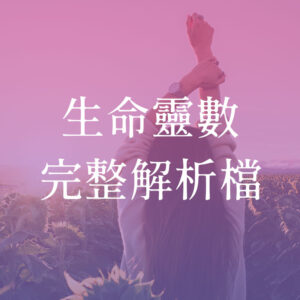 生命靈數完整解析 生命靈數完整解析檔